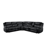 Bastrop Black Reclining LAF Sectional by Homelegance at Eve Furniture