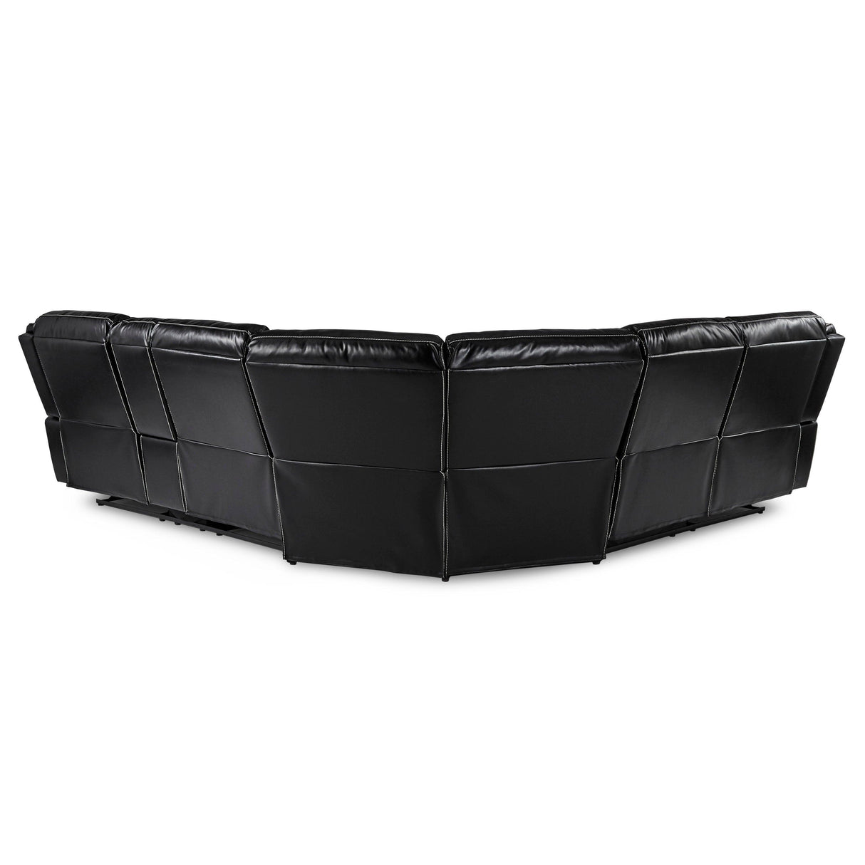 Bastrop Black Reclining LAF Sectional by Homelegance at Eve Furniture