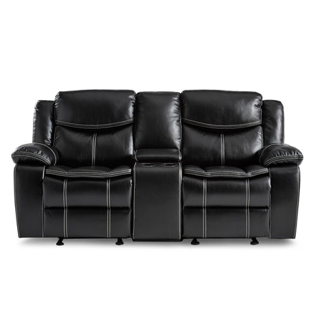 Bastrop Black Reclining Living Room Set by Homelegance at Eve Furniture