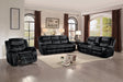 Bastrop Black Reclining Living Room Set by Homelegance at Eve Furniture