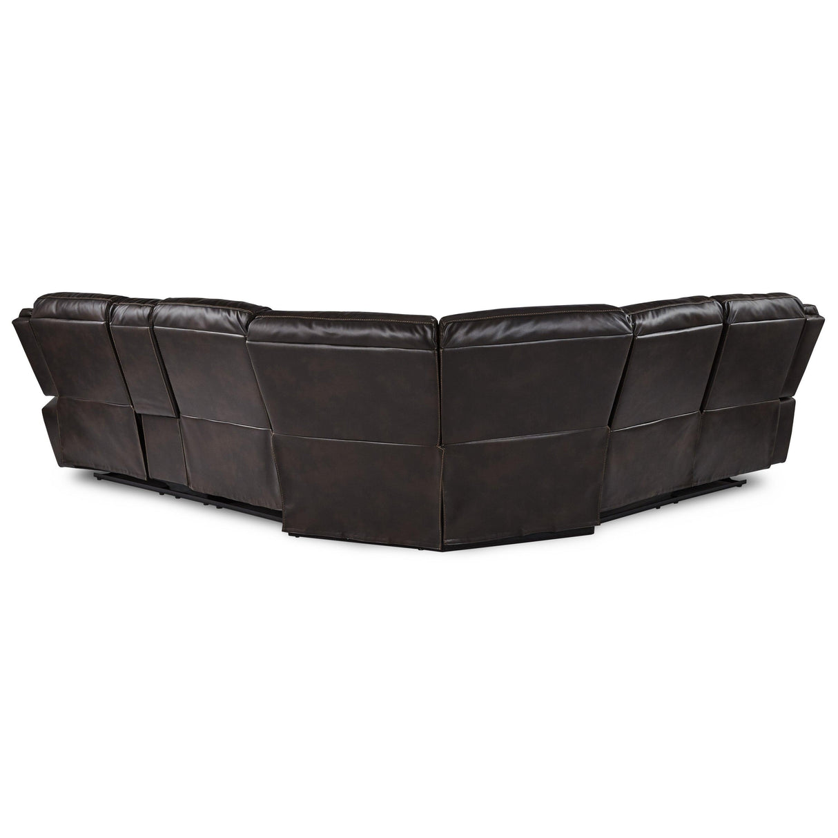 Bastrop Dark Brown 3-Piece Reclining Sectional by Homelegance at Eve Furniture