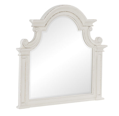 Baylesford Antique White Mirror (Mirror Only) by Homelegance at Eve Furniture
