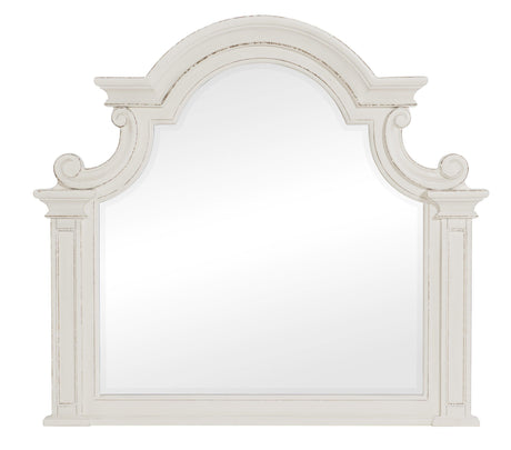 Baylesford Antique White Mirror (Mirror Only) by Homelegance at Eve Furniture