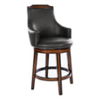 Bayshore Brown Swivel Counter Height Chair, Set of 2 by Homelegance at Eve Furniture