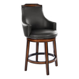 Bayshore Brown Swivel Counter Height Chair, Set of 2 by Homelegance at Eve Furniture