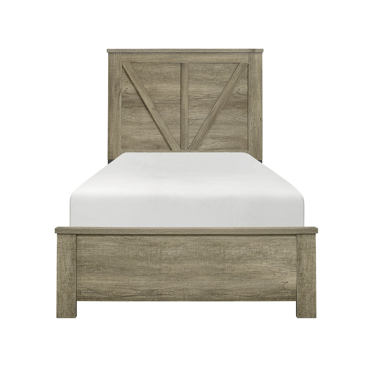 Avenue Rustic Twin Panel Bed