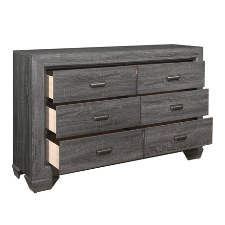 Beechnut Gray Dresser by Homelegance at Eve Furniture