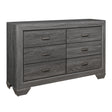 Beechnut Gray Dresser by Homelegance at Eve Furniture