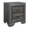 Beechnut Gray Nightstand by Homelegance at Eve Furniture
