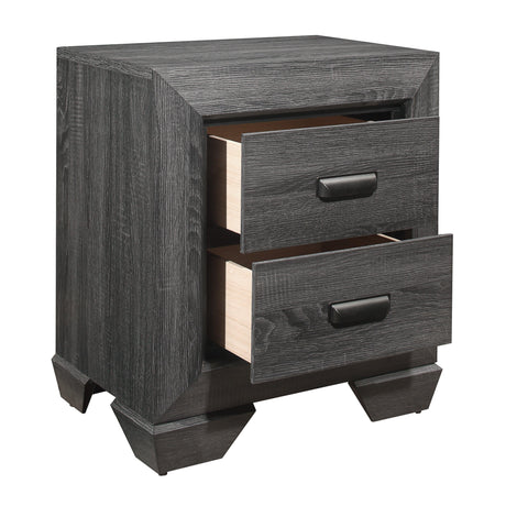 Beechnut Gray Nightstand by Homelegance at Eve Furniture