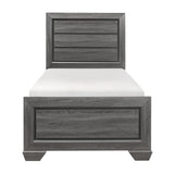 Beechnut Gray Twin Panel Bed by Homelegance at Eve Furniture