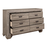 Beechnut Light Elm Dresser by Homelegance at Eve Furniture