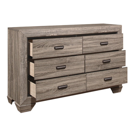 Beechnut Light Elm Dresser by Homelegance at Eve Furniture