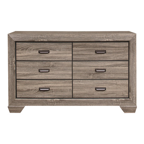Beechnut Light Elm Dresser by Homelegance at Eve Furniture