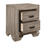 Beechnut Light Elm Nightstand by Homelegance at Eve Furniture