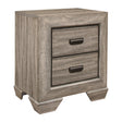 Beechnut Light Elm Nightstand by Homelegance at Eve Furniture