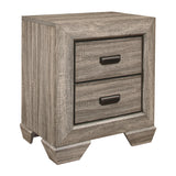Beechnut Light Elm Nightstand by Homelegance at Eve Furniture