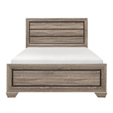 Beechnut Light Elm Queen Panel Bed by Homelegance at Eve Furniture