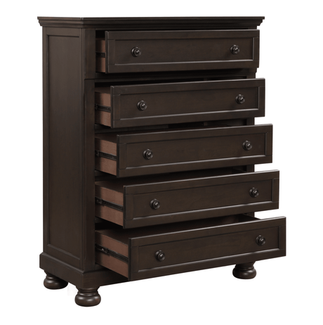 Begonia Grayish Brown Chest by Homelegance at Eve Furniture