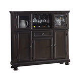 Begonia Grayish Brown Curio by Homelegance at Eve Furniture
