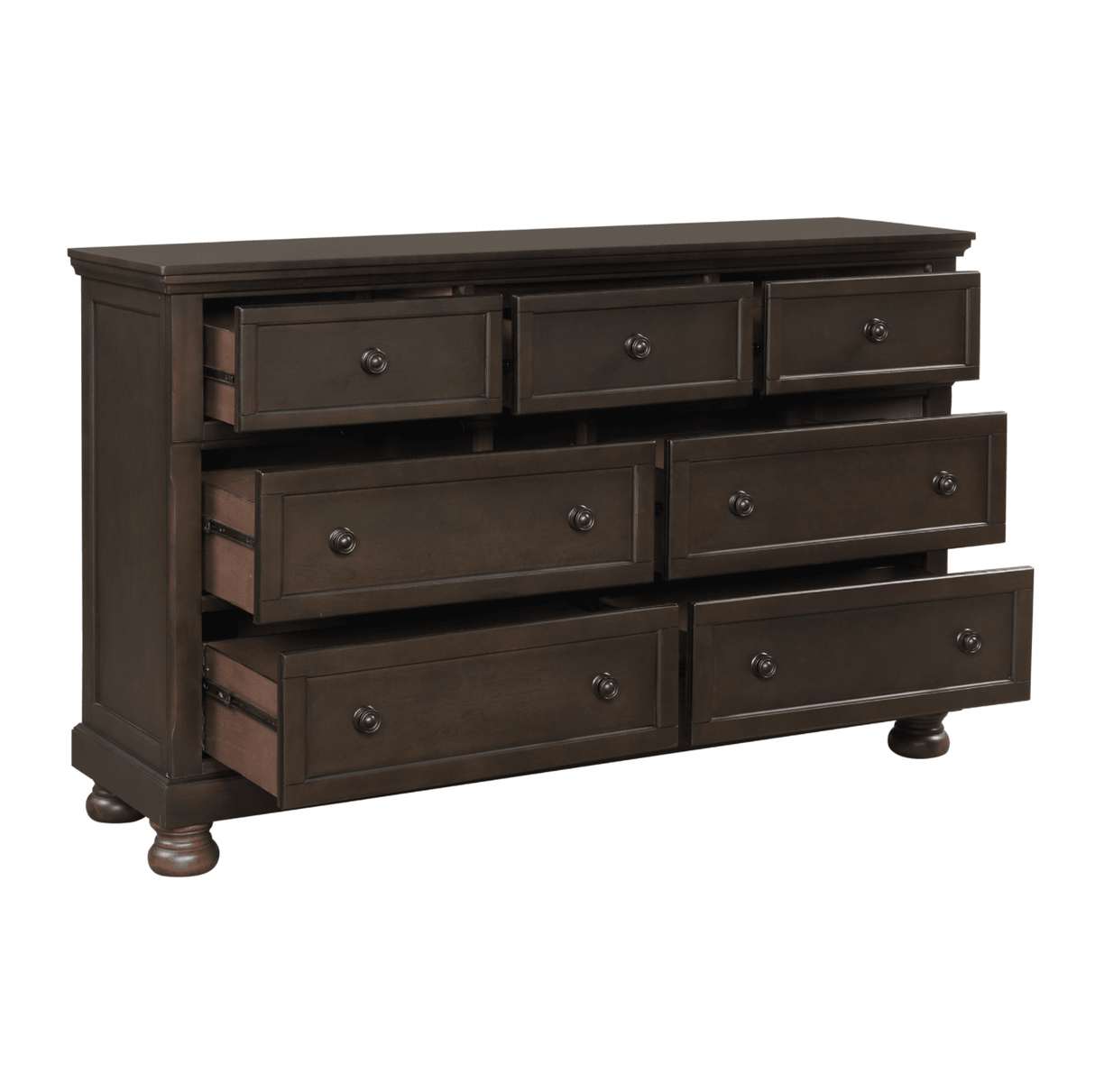 Begonia Grayish Brown Dresser by Homelegance at Eve Furniture