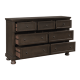 Begonia Grayish Brown Dresser by Homelegance at Eve Furniture