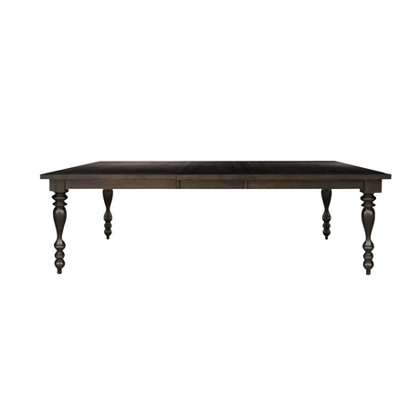 Begonia Grayish Brown Extendable Dining Table by Homelegance at Eve Furniture