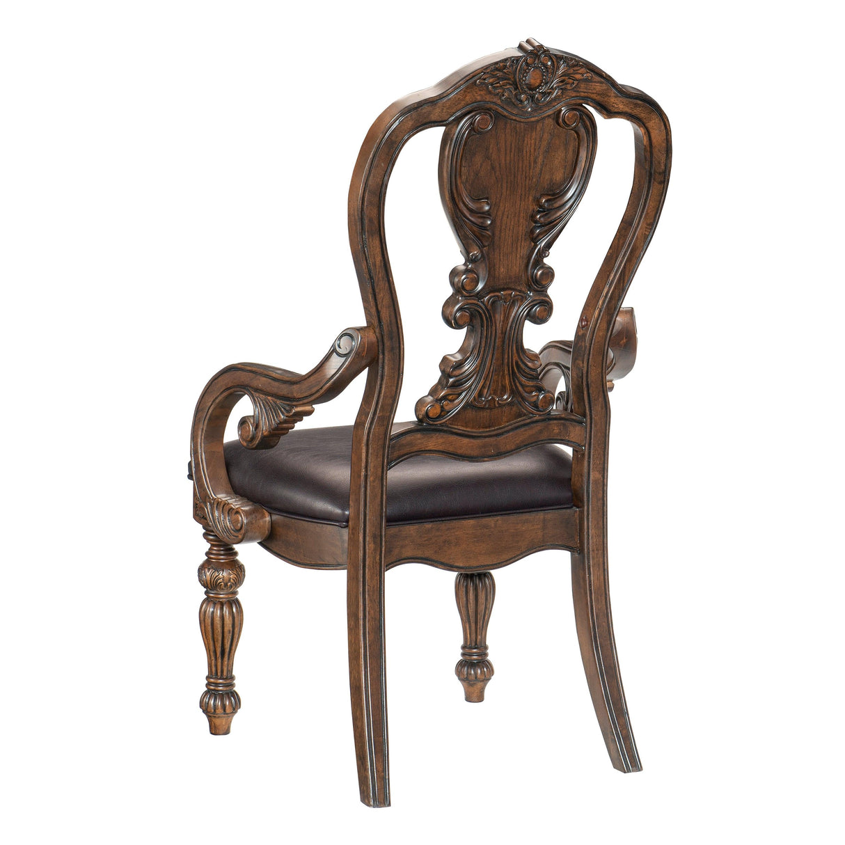 Bergen Dark Oak Arm Chair, Set of 2 by Homelegance at Eve Furniture