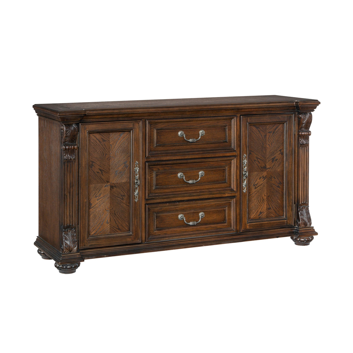 Bergen Dark Oak Buffet by Homelegance at Eve Furniture