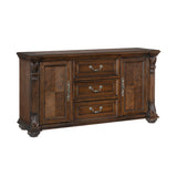 Bergen Dark Oak Buffet by Homelegance at Eve Furniture