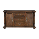 Bergen Dark Oak Buffet by Homelegance at Eve Furniture
