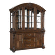 Bergen Dark Oak Buffet & Hutch by Homelegance at Eve Furniture