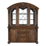 Bergen Dark Oak Buffet & Hutch by Homelegance at Eve Furniture