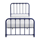 Bethany Blue Twin Metal Platform Bed by Homelegance at Eve Furniture
