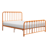 Bethany Orange Full Metal Platform Bed by Homelegance at Eve Furniture
