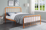Bethany Orange Full Metal Platform Bed by Homelegance at Eve Furniture