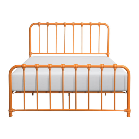 Bethany Orange Queen Metal Platform Bed by Homelegance at Eve Furniture