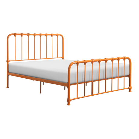 Bethany Orange Queen Metal Platform Bed by Homelegance at Eve Furniture