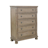 Bethel Wire Brushed Gray Chest by Homelegance at Eve Furniture