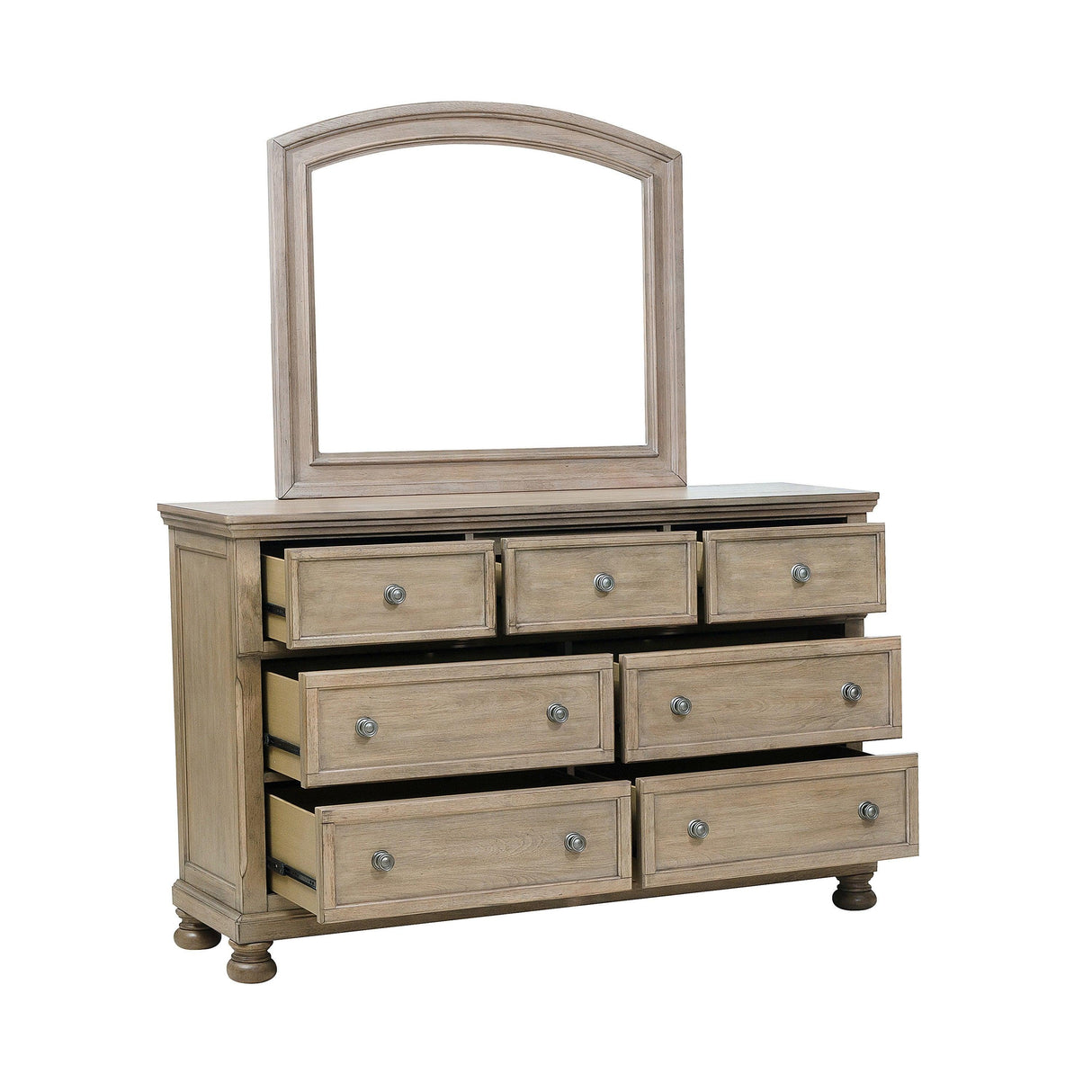 Bethel Wire Brushed Gray Dresser by Homelegance at Eve Furniture