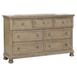 Bethel Wire Brushed Gray Dresser by Homelegance at Eve Furniture
