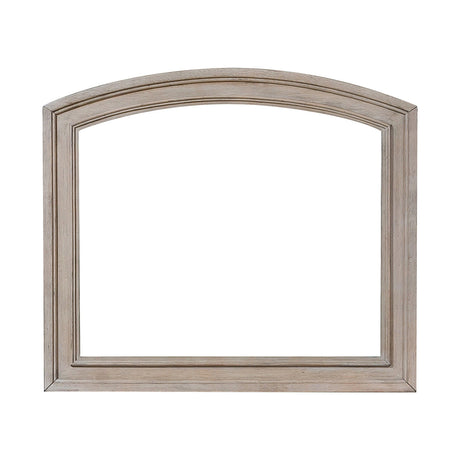 Bethel Wire Brushed Gray Mirror (Mirror Only) by Homelegance at Eve Furniture