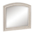Bethel Wire Brushed White Mirror (Mirror Only) by Homelegance at Eve Furniture