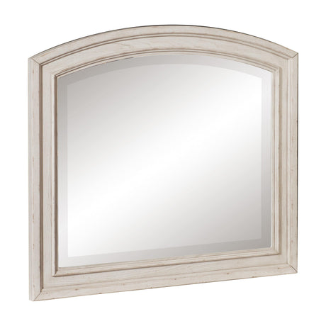 Bethel Wire Brushed White Mirror (Mirror Only) by Homelegance at Eve Furniture