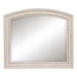 Bethel Wire Brushed White Mirror (Mirror Only) by Homelegance at Eve Furniture