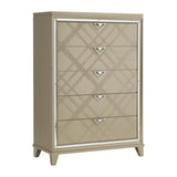Bijou Champagne Chest by Homelegance at Eve Furniture
