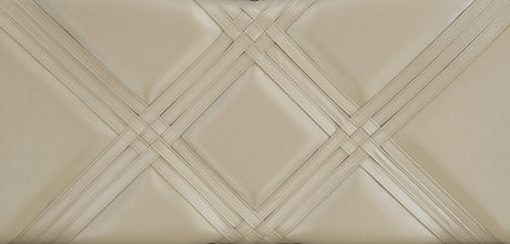 Bijou Champagne King LED Upholstered Storage Platform Bed by Homelegance at Eve Furniture