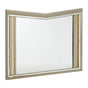 Bijou Champagne Mirror (Mirror Only) by Homelegance at Eve Furniture