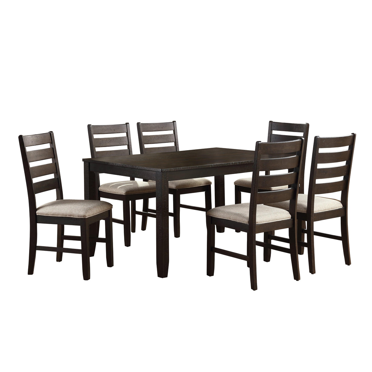 Blair Farm Brown 7-Piece Dining Set by Homelegance at Eve Furniture
