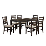 Blair Farm Brown 7-Piece Dining Set by Homelegance at Eve Furniture